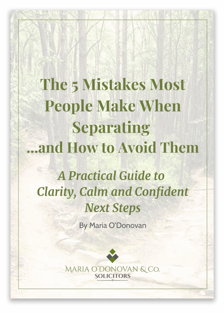 The 5 Mistakes Most People Make When Separating