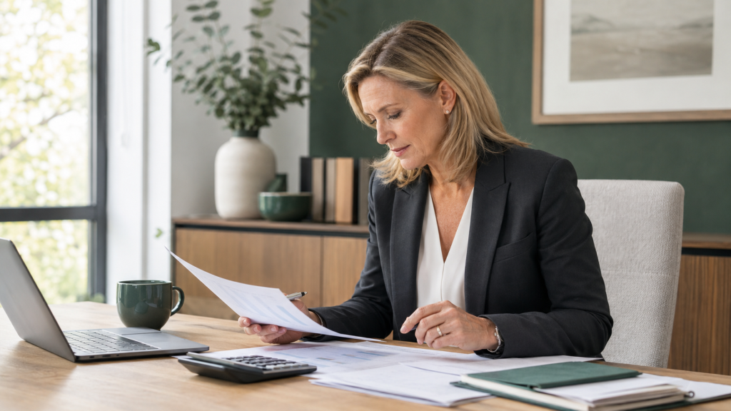 A forensic accountant reviews financial statements, company records and supporting documents to establish a clear and accurate financial picture during family law proceedings.